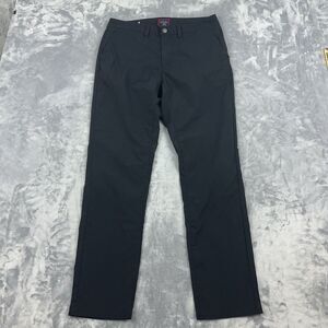 Untuckit Chancellor Chino Pants Mens Size 30 Black  Straight Fit Chino FLAWS